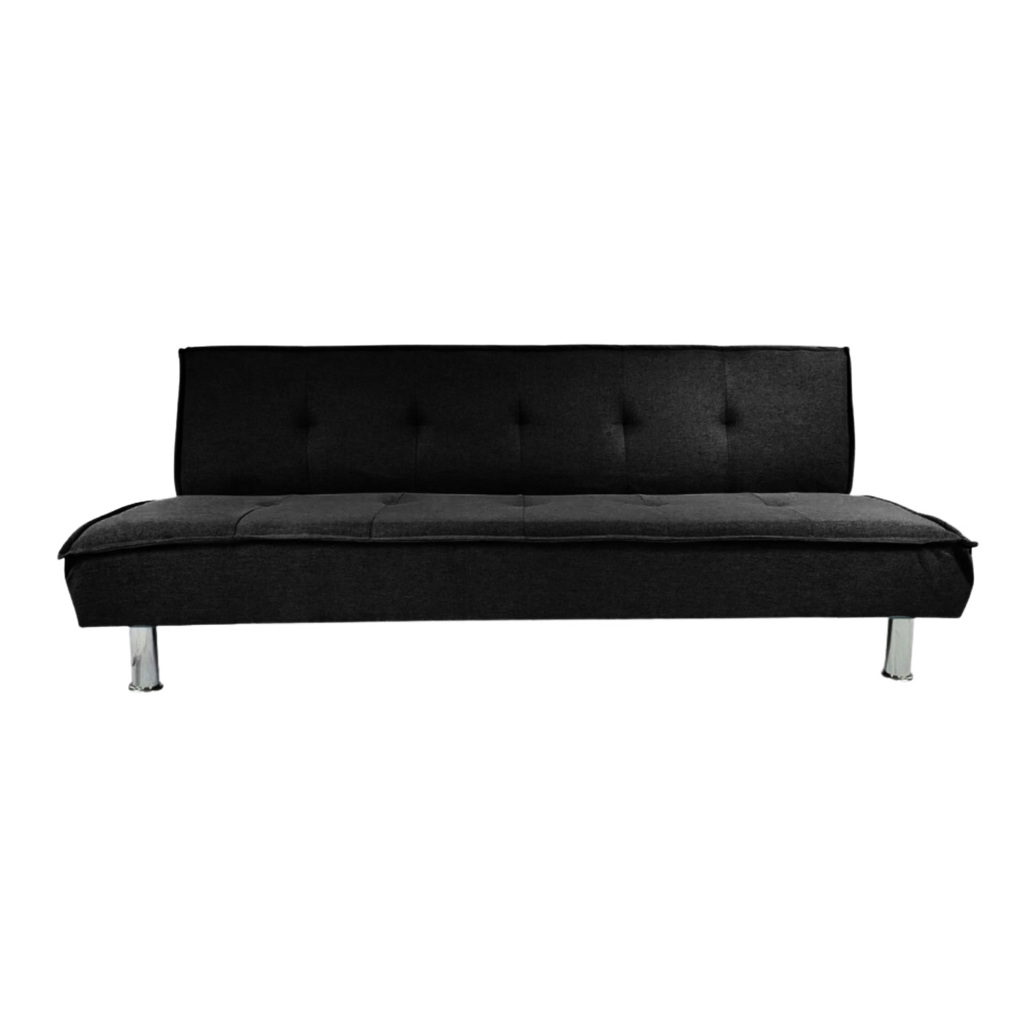 FUTÓN SOFÁ CAMA IMPORTCLICK HOG.740 NEGRO AJUSTABLE 170X50X40 CM - 1