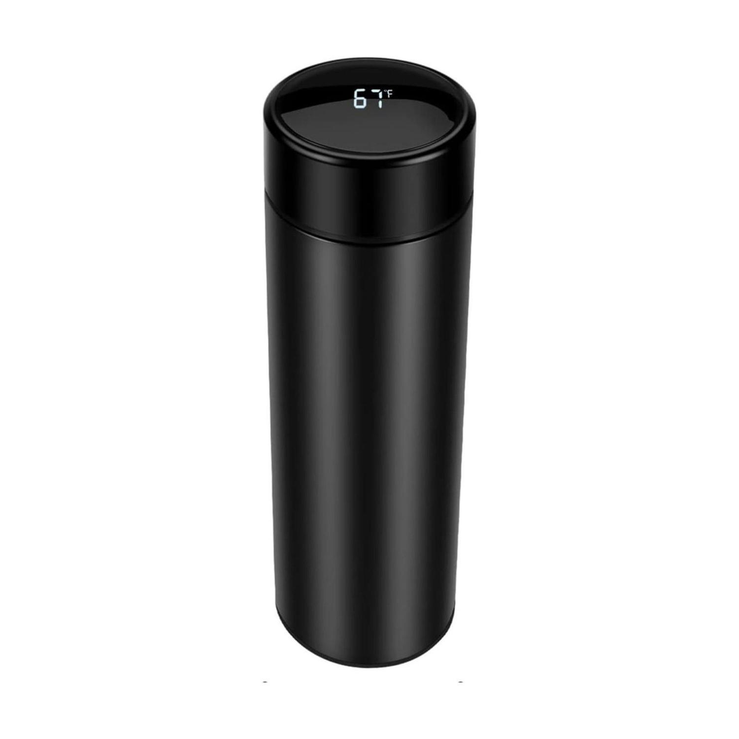 TAZA TERMO INTELIGENTE DIGITAL NEGRO TACTIL LED TEMPERATURA - 1
