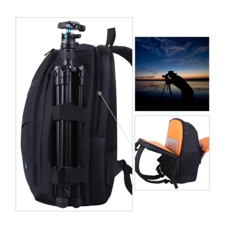 MOCHILA IMPORTCLICK UNIVERSAL PORTA CÁMARA FOTOGRÁFICA MAS FUNDA - 2