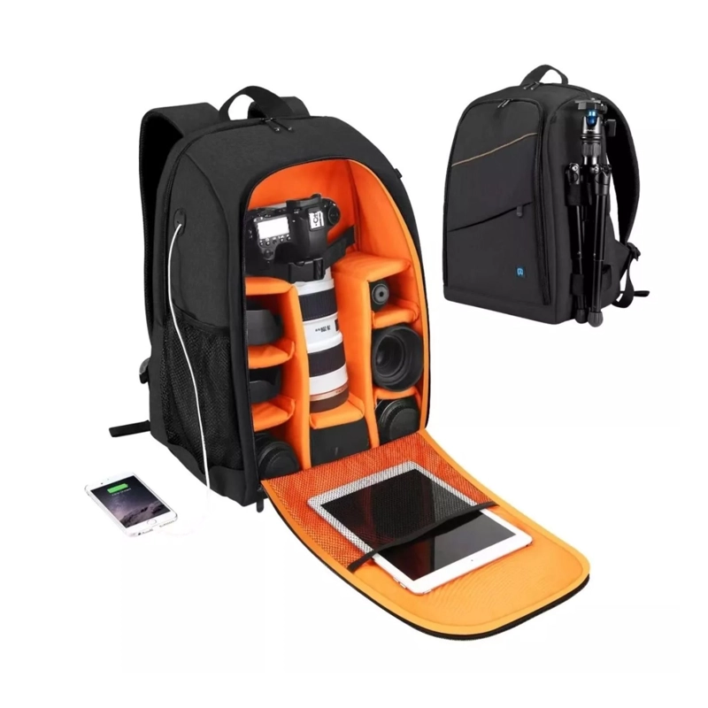 MOCHILA IMPORTCLICK UNIVERSAL PORTA CÁMARA FOTOGRÁFICA MAS FUNDA - 5