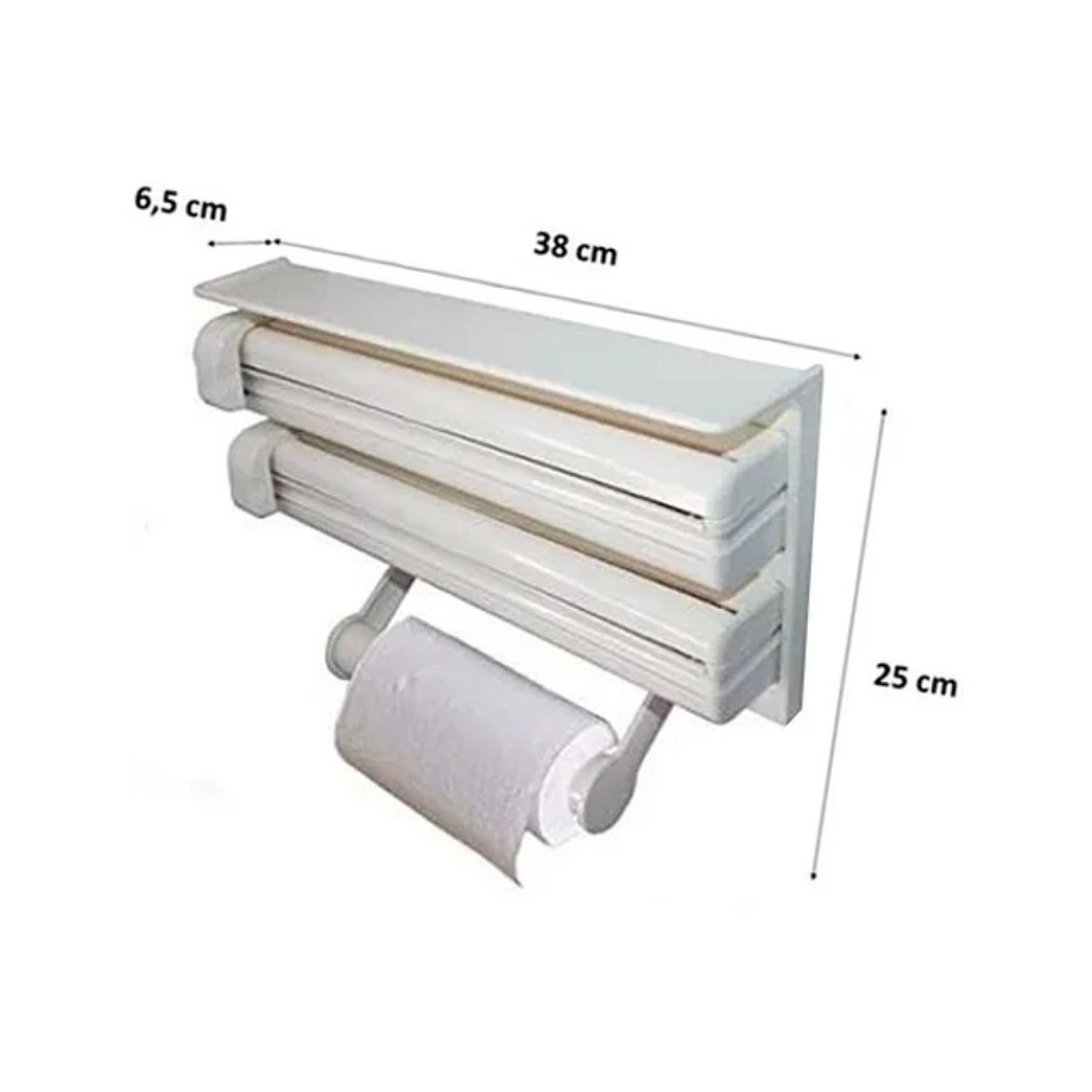 DISPENSADOR MULTIFUNCIONAL TRIPLE COCINA FILM PAPEL - 3