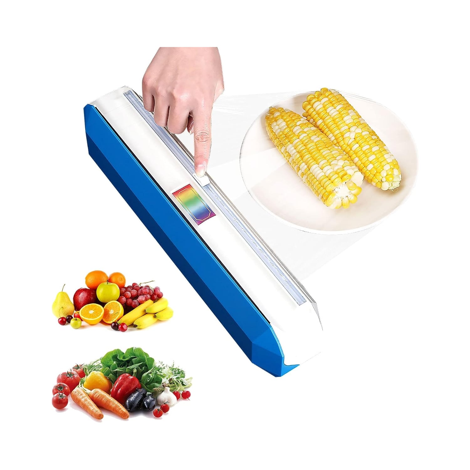 DISPENSADOR IMPORTCLICK HOG.871 PAPEL FILM CORTADOR AZUL - 2