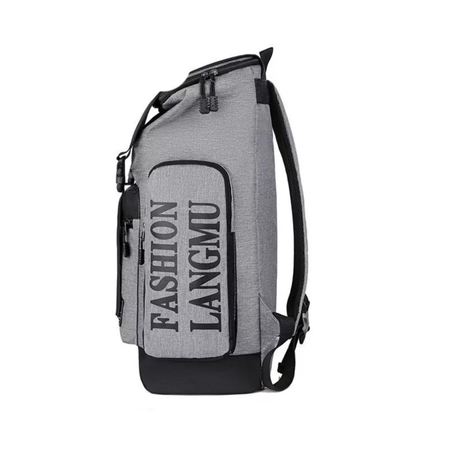 MOCHILA MALETA SEGURIDAD ANTIRROBO IMPERMEABLE20-40 L GRIS - 2