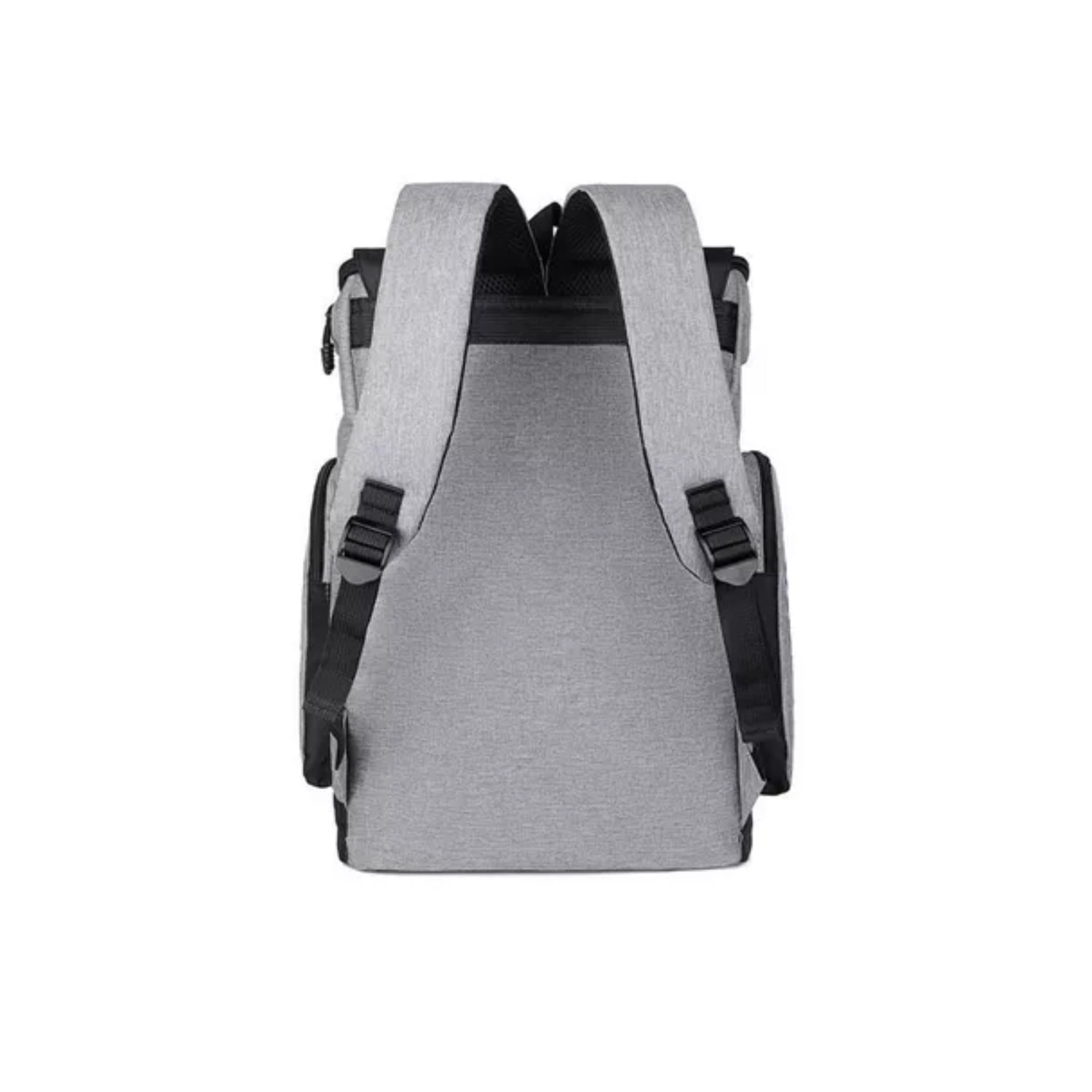 MOCHILA MALETA SEGURIDAD ANTIRROBO IMPERMEABLE20-40 L GRIS - 3