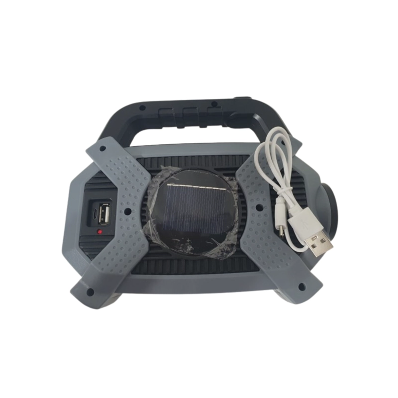 LINTERNA IMPORTCLICK HOG.828 LUZ SOLAR EXTERIORES CAMPING 20 WATT NEGRO - 2