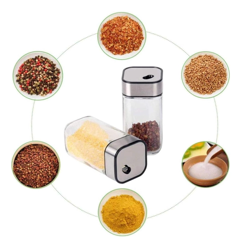 SET ALCUZA DISPENSADOR 4 PIEZAS VIDRIO 100 ML - 3