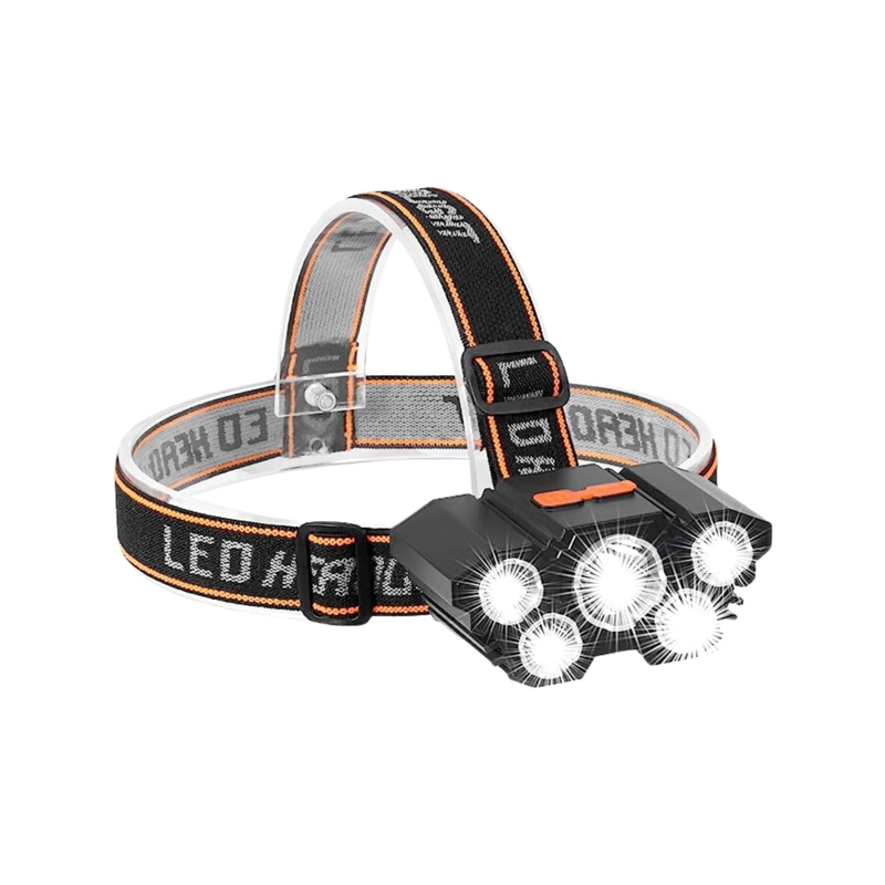 LINTERNA IMPORTCLICK HOG.853 CABEZA FRONTAL LED RECARGABLE ALTA POTENCIA 4 MODOS - 1
