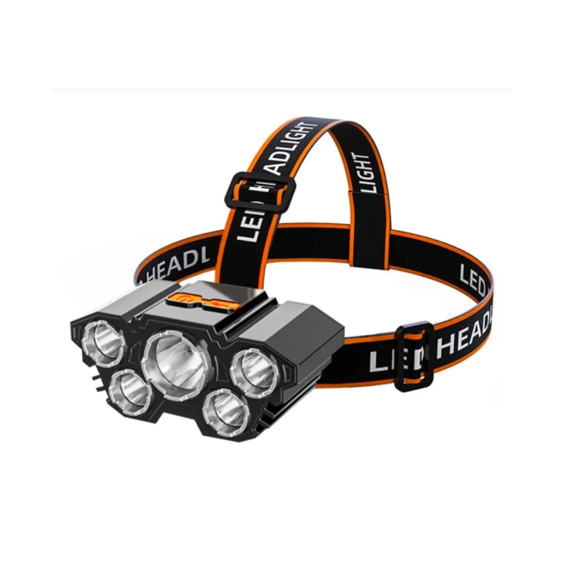 LINTERNA IMPORTCLICK HOG.853 CABEZA FRONTAL LED RECARGABLE ALTA POTENCIA 4 MODOS - 3