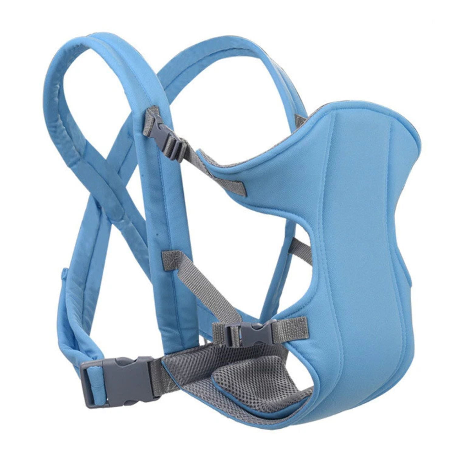 MOCHILA IMPORTCLICK INF.63 PORTABEBÉS ERGONÓMICA ACOLCHADO AZUL - 3