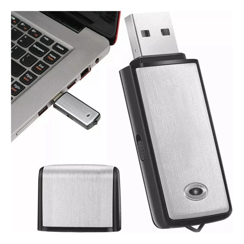 MINI GRABADORA VOZ ESPÍA IMPORTCLICK TEC.183 CON MICRÓFONO 4 HORAS USB 16GB - 2
