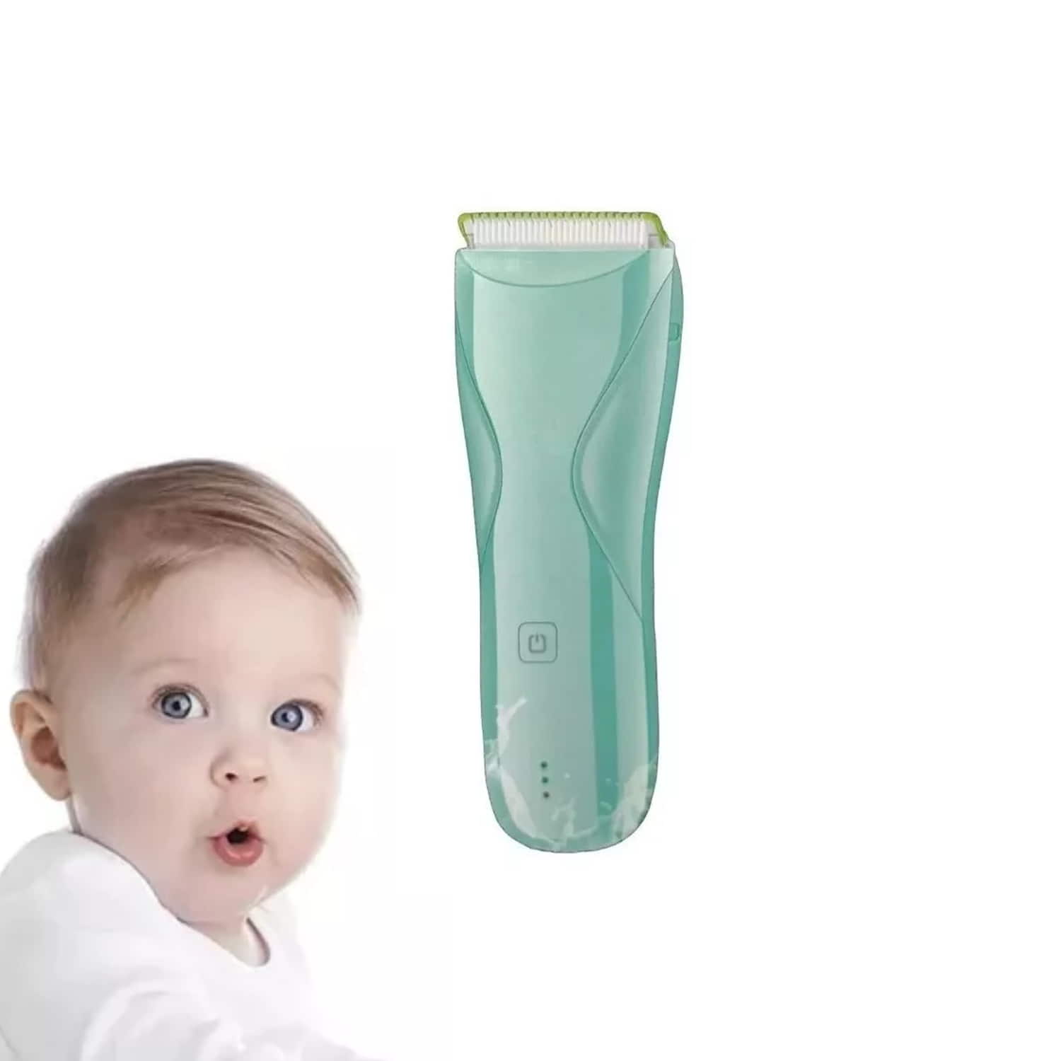 MAQUINA CORTA PELO IMPORTCLICK INF.122 BEBE INALÁMBRICO VERDE - 4