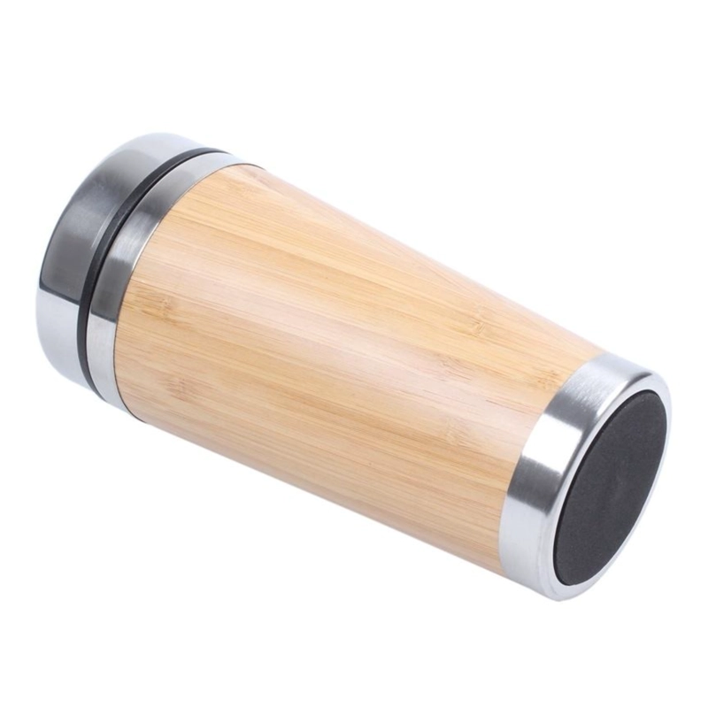 MUG TERMO BAMBÚ ACERO INOXIDABLE 420 ML - 2