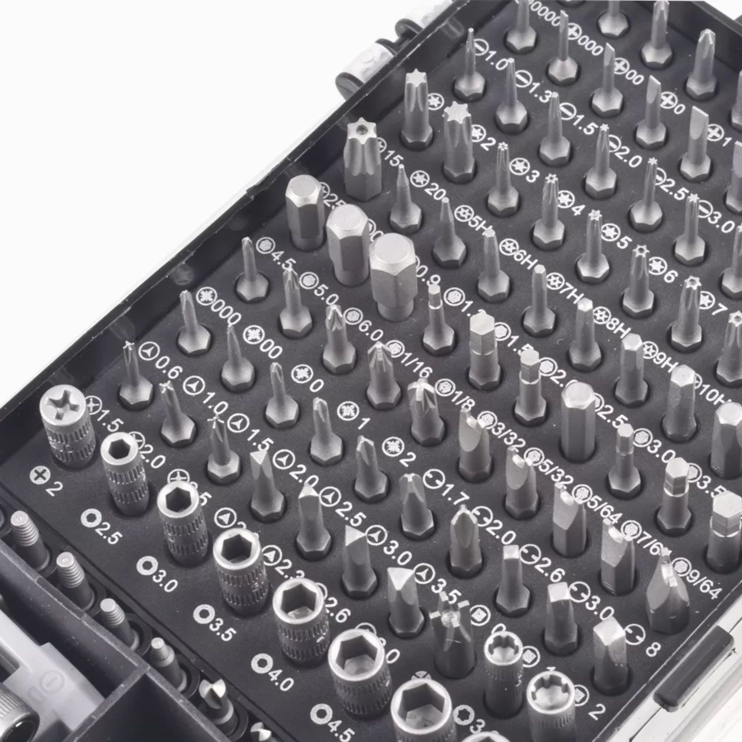 SET HERRAMIENTAS IMPORTCLICK DESTORNILLADORES HER.33 135 PIEZAS PRECISION PROFESIONAL 135 EN 1 - 4