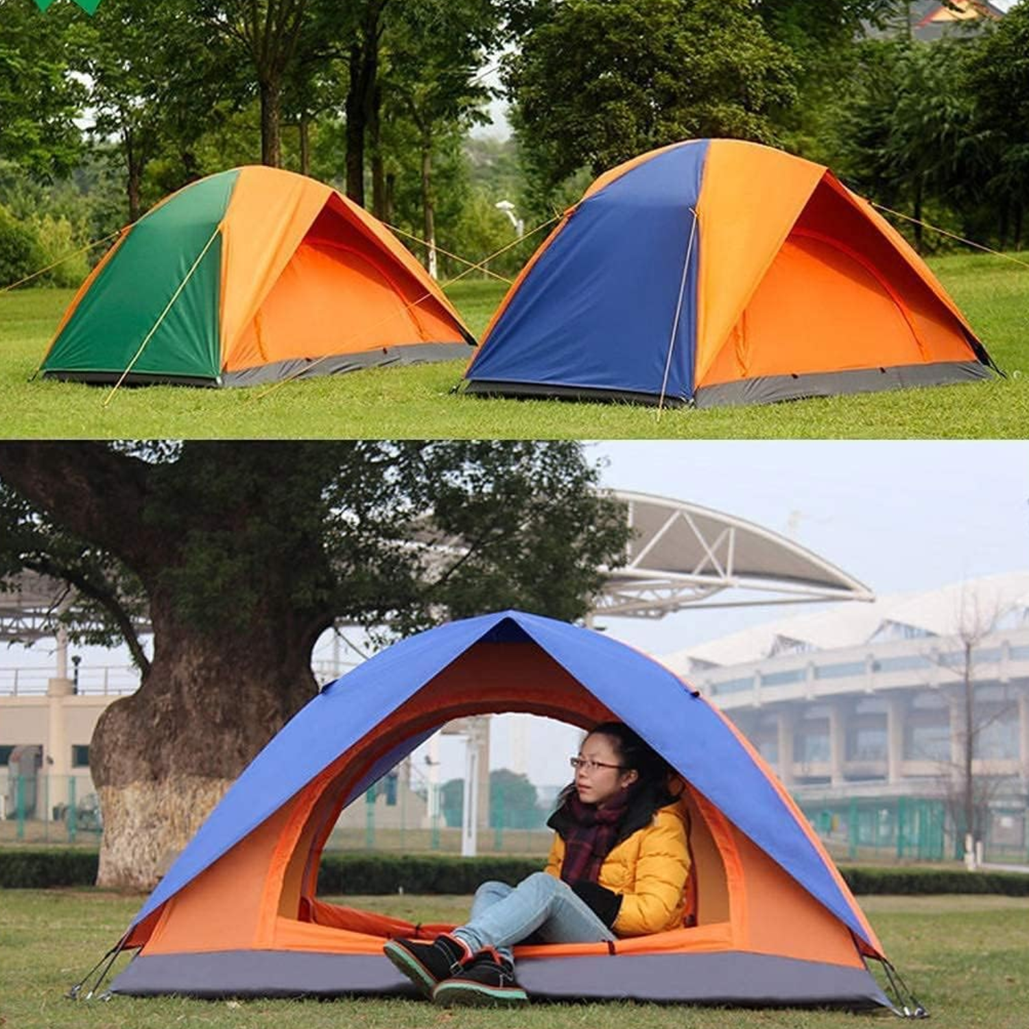CARPA IMPORTCLICK AIR.61 8 PERSONAS DOBLE CAPA TOLDO VENTANA 2X3X1.7 MTS - 5