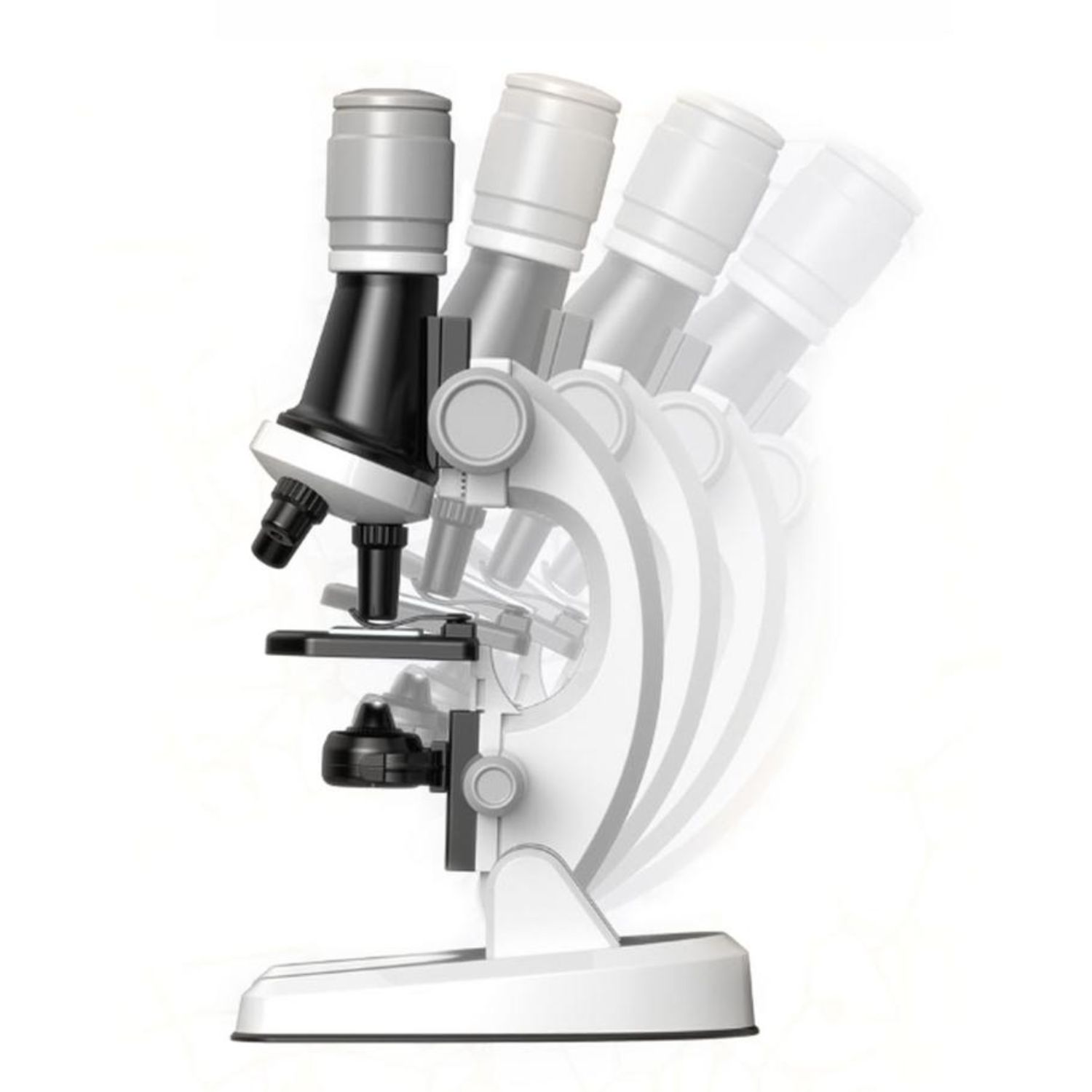 MICROSCOPIO IMPORTCLICK INF.73 EDUCATIVO JUGUETE NIÑOS KIT ACCESORIOS BLANCO - 2