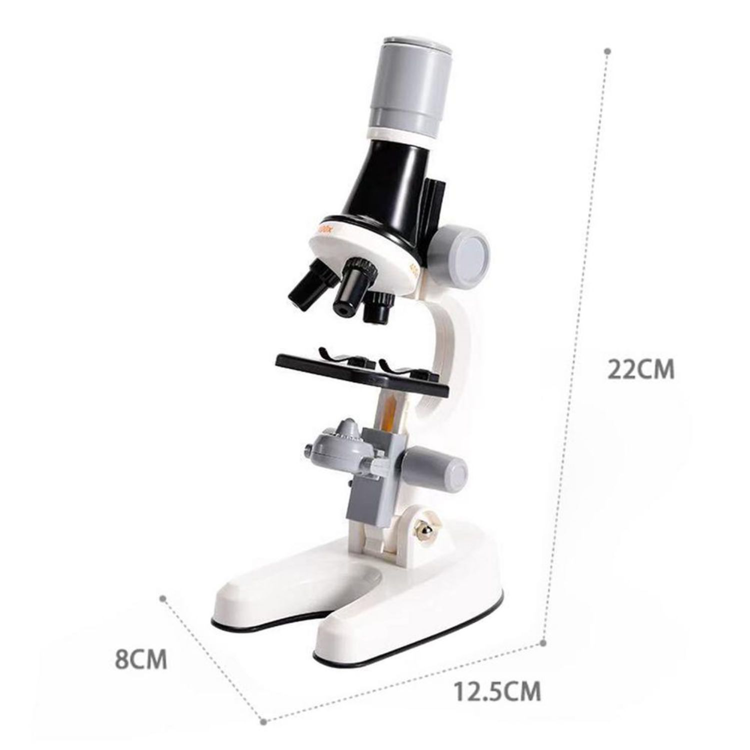 MICROSCOPIO IMPORTCLICK INF.73 EDUCATIVO JUGUETE NIÑOS KIT ACCESORIOS BLANCO - 4