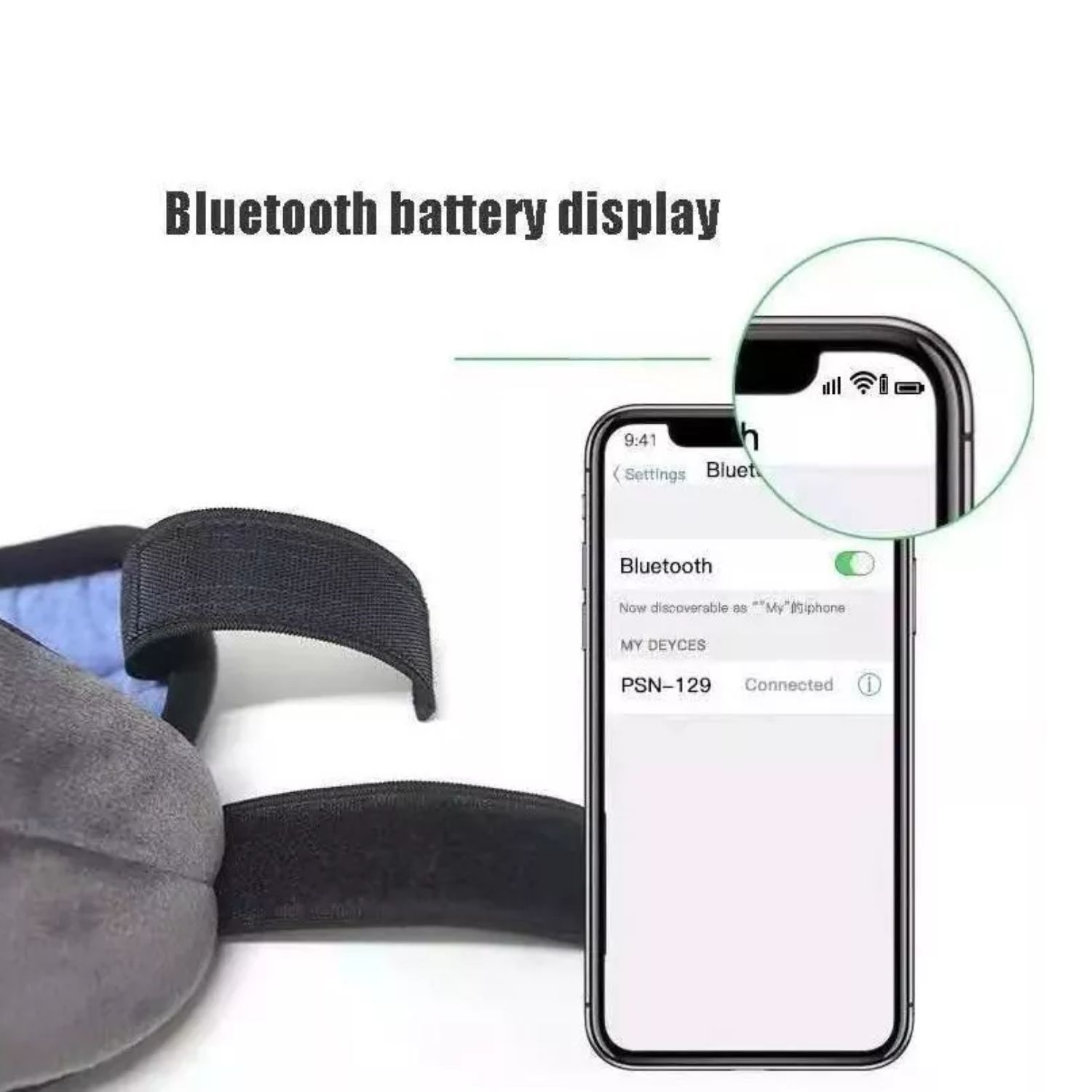 ANTIFACES AURICULARES INALÁMBRICOS BLUETOOTH DORMIR - 5