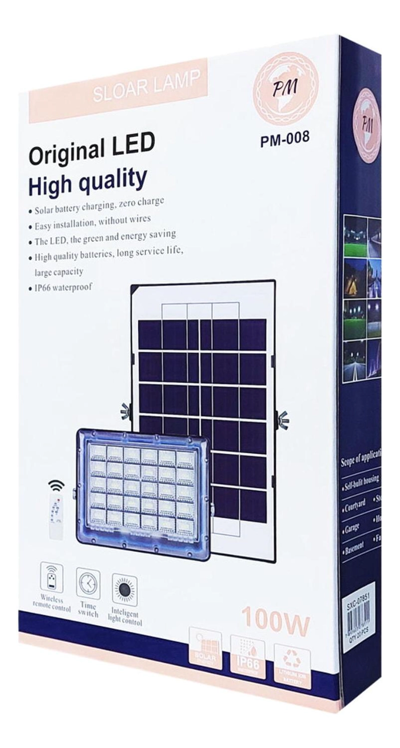 FOCO IMPORTCLICK HOG.764 LED 100 WATT IP66 PANEL SOLAR CONTROL REMOTO - 6