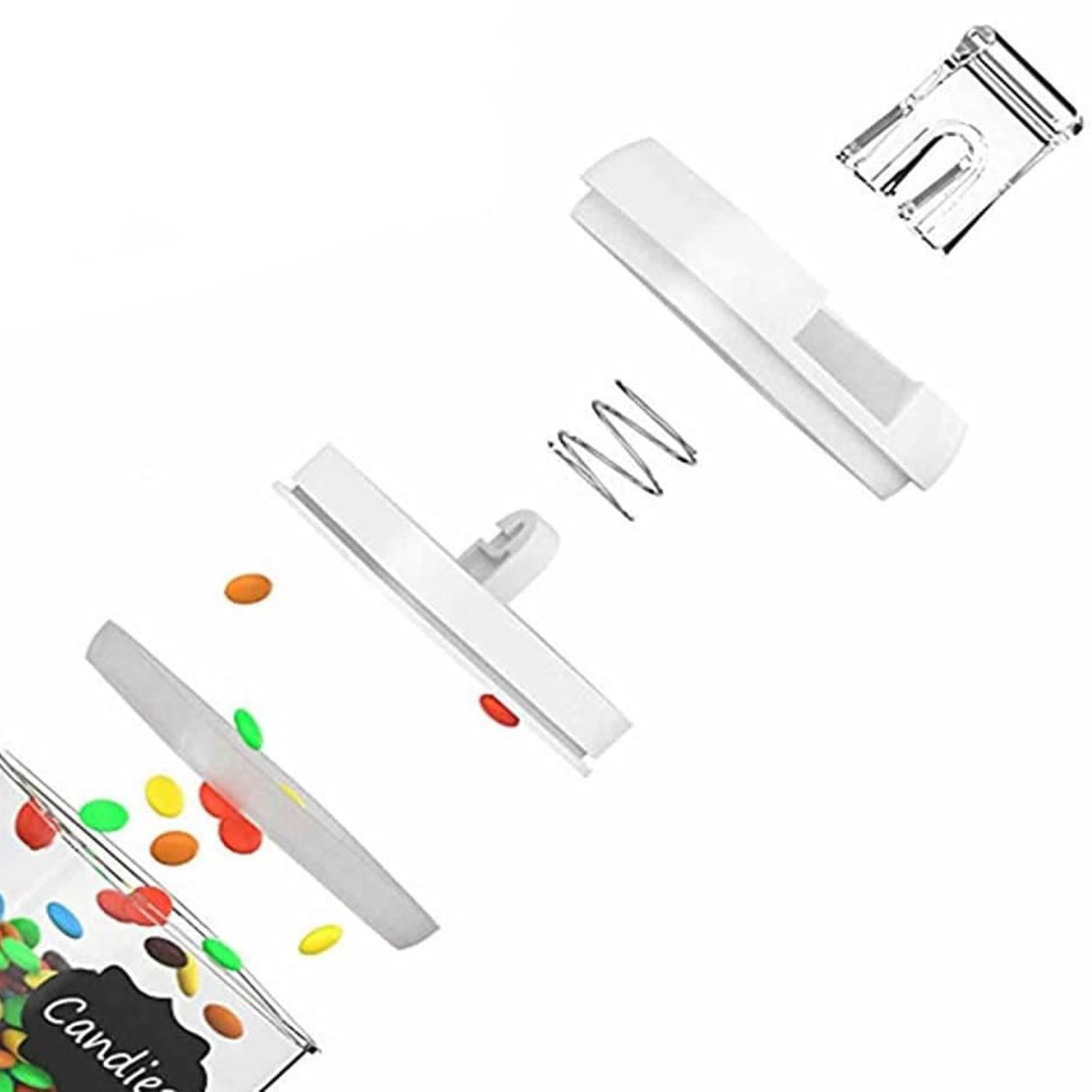 SET 7 CONTENEDORES HERMÉTICOS ALMACENAMIENTO DESPENSA COCINA PLÁSTICOS - 5