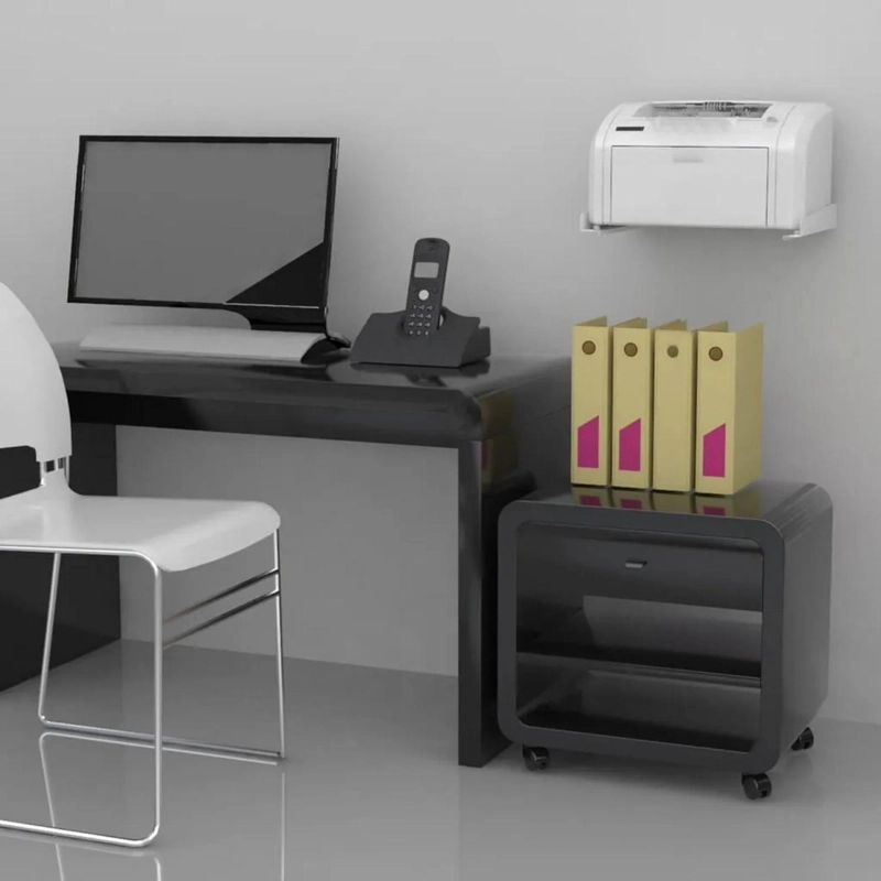 SOPORTE IMPORTCLICK HOG.397 ORGANIZADOR MULTIFUNCIONAL MICROONDAS HORNO ELÉCTRICO 30 KG NEGRO METAL - 4