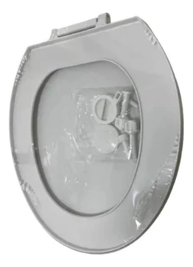 TAPA IMPORTCLICK BAÑO WC ASIENTO INODORO REDONDO UNIVERSAL 42X39X4 CM HOG.547 BLANCO - 4