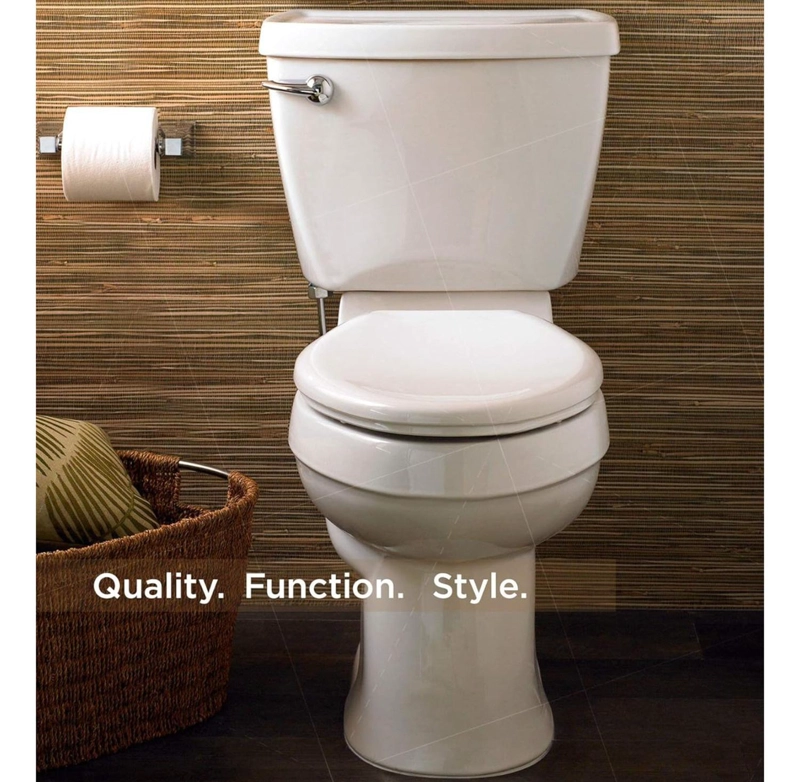 TAPA IMPORTCLICK BAÑO WC ASIENTO INODORO REDONDO UNIVERSAL 42X39X4 CM HOG.547 BLANCO - 5