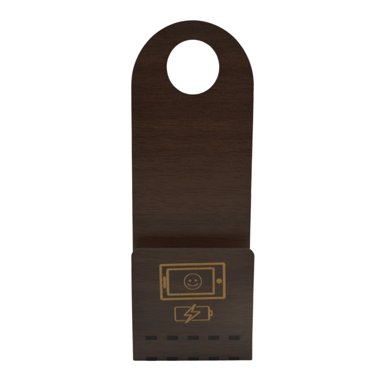 IMPORTCLICK SOPORTE CELULAR IMPORTCLICK TEC.179 COLGANTE ECOLÓGICO MADERA CAFÉ