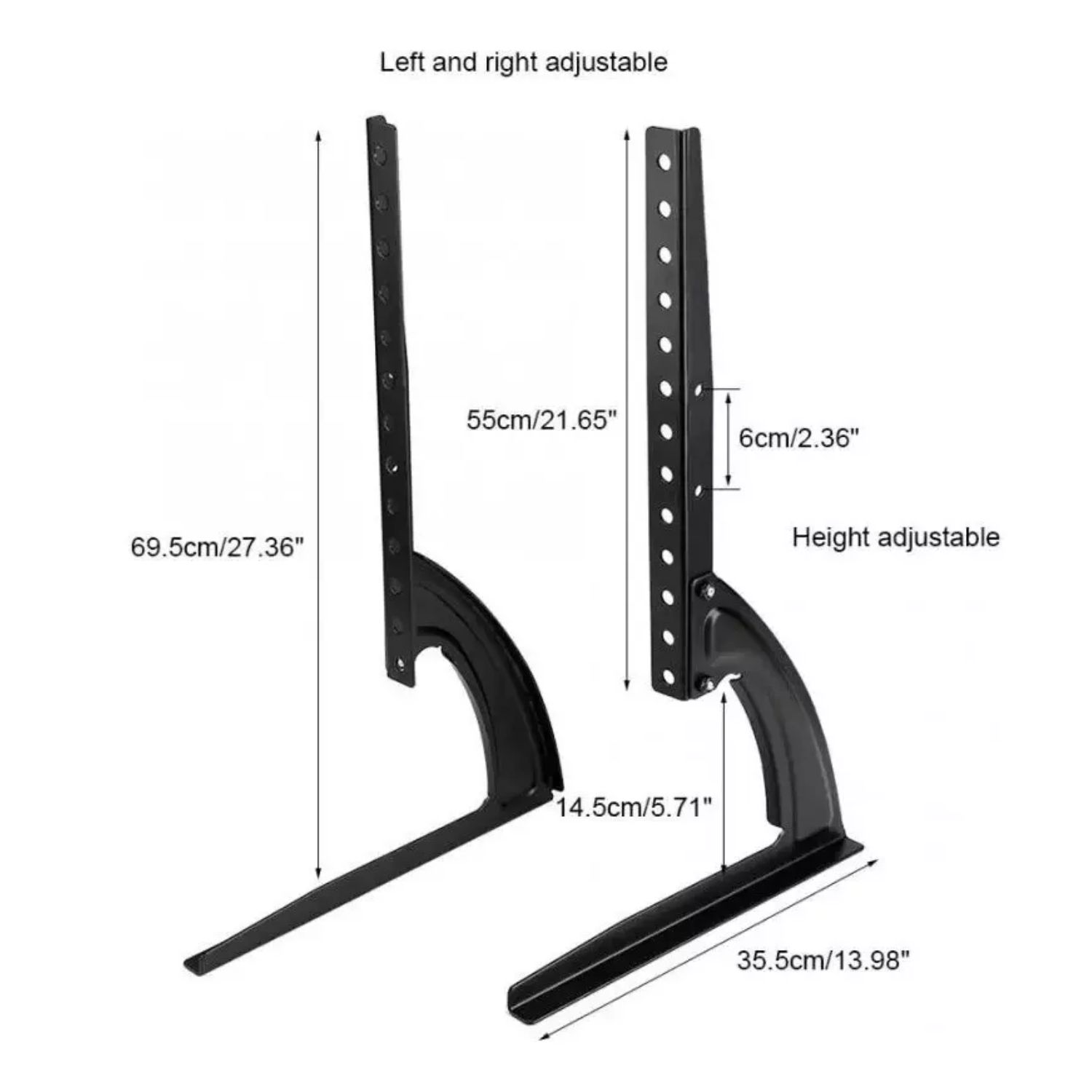 SOPORTE TV IMPORTCLICK UNIVERSAL BASE STAND MÓVIL 32" A 65" - 6