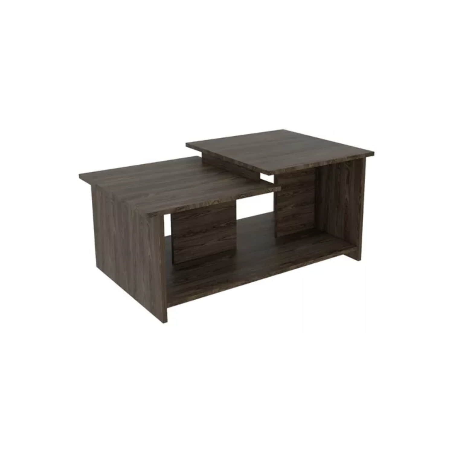 MESA CENTRO IMPORTCLICK HOG.551 MELAMINA CAFÉ 41X89X53 CM MADERA - 1
