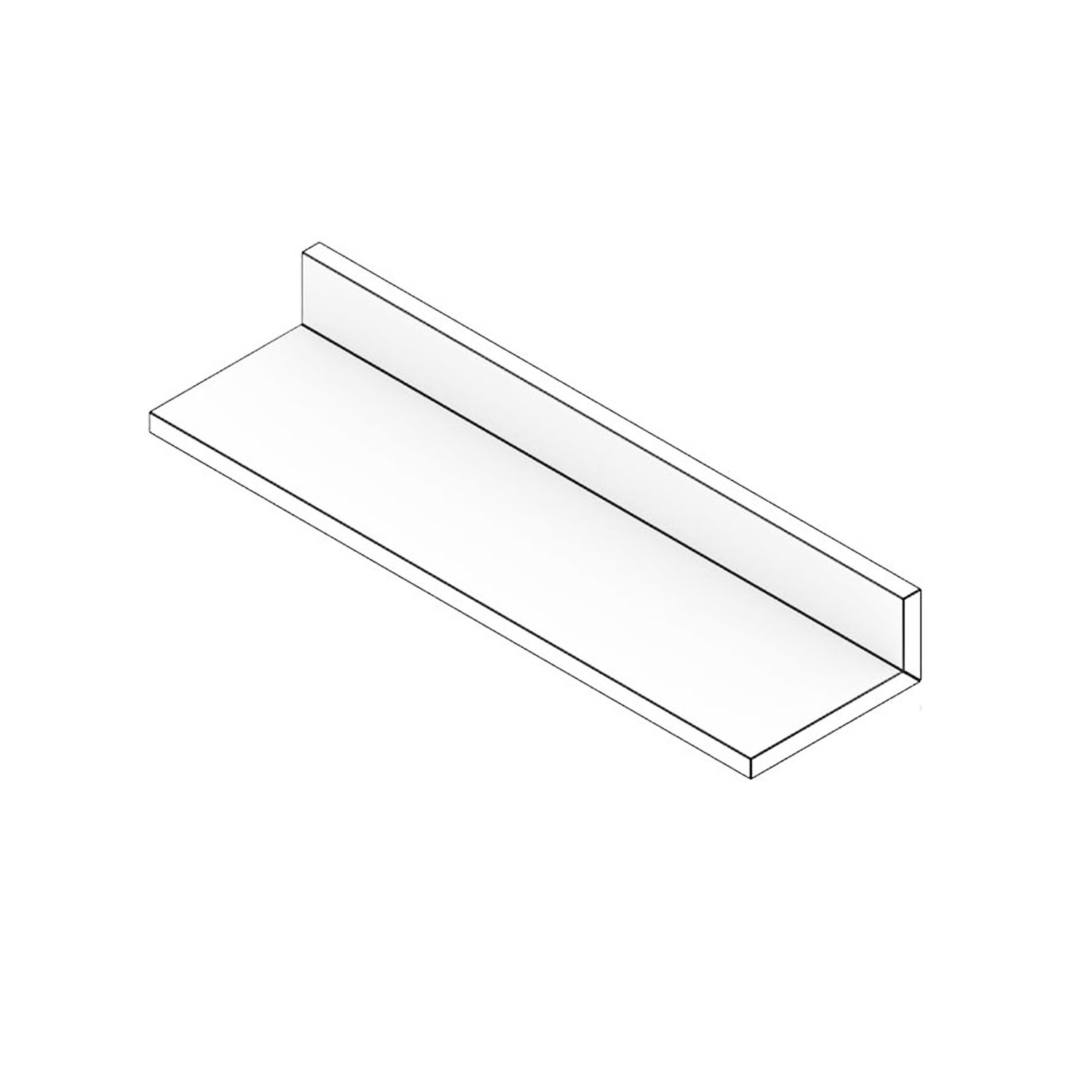 SET 4 REPISAS FLOTANTES RECTAS SOPORTE CAFÉ 2X 40 CM - 2X 60 CM - 3