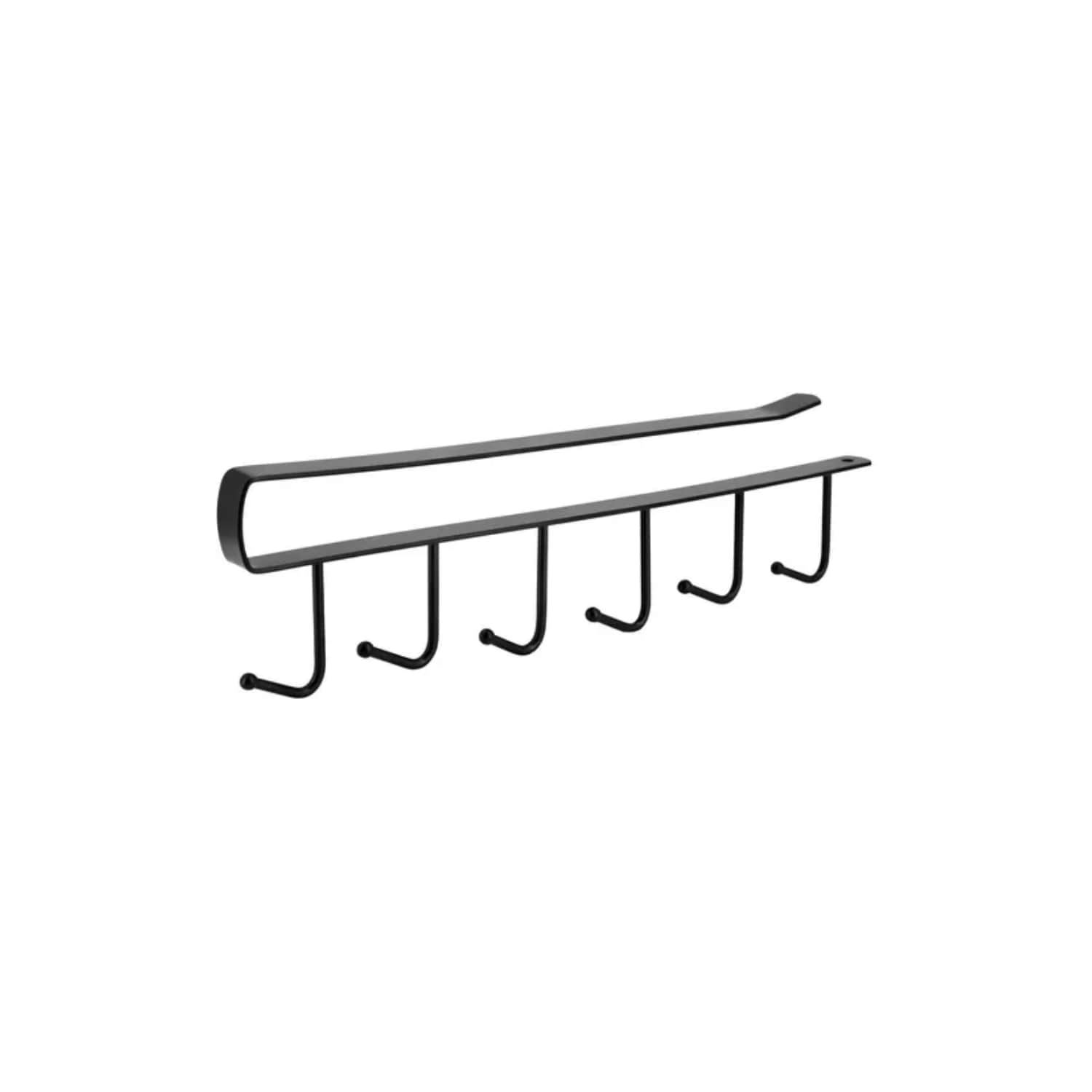 COLGADOR IMPORTCLICK HOG.573 ORGANIZADOR SOPORTE TAZAS UTENSILIOS COCINA METAL NEGRO - 1