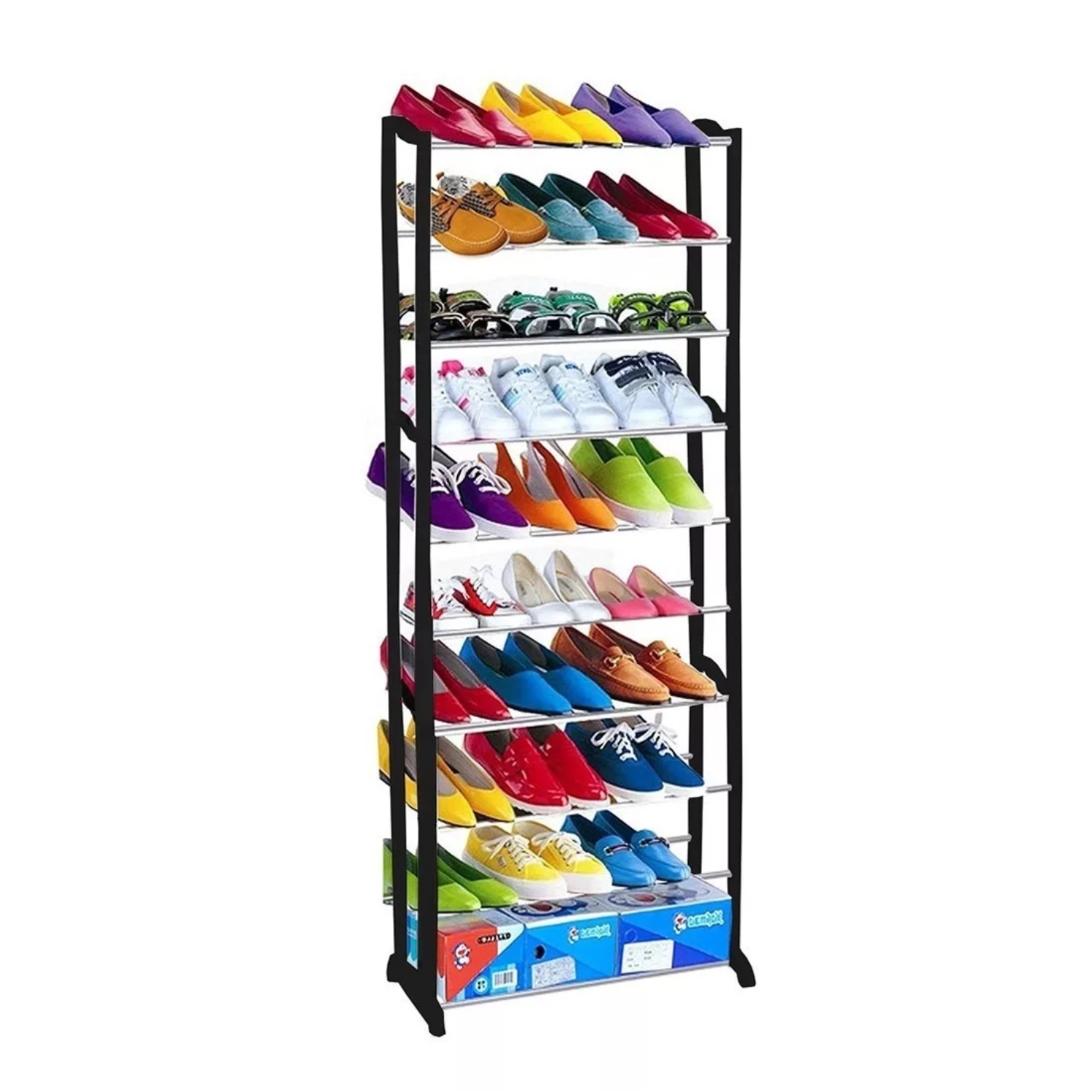ZAPATERO IMPORTCLICK HOG.509 ESTANTE ORGANIZADOR 30 PARES METAL - 3