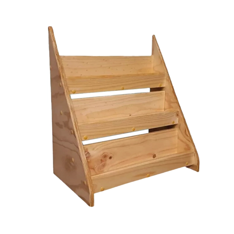 LIBRERO 3 NIVELES NIÑOS MADERA 54X3X5 CM - 1