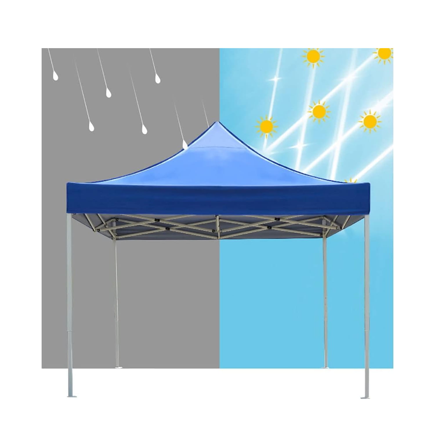 CARPA LONA REPUESTO TOLDO IMPERMEABLE 3X3 MTS - 2
