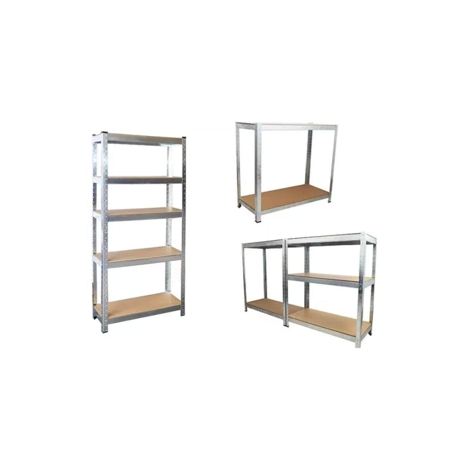 ESTANTE MULTIFUNCIONAL METAL ARMABLE 180X90X40 CM - 3
