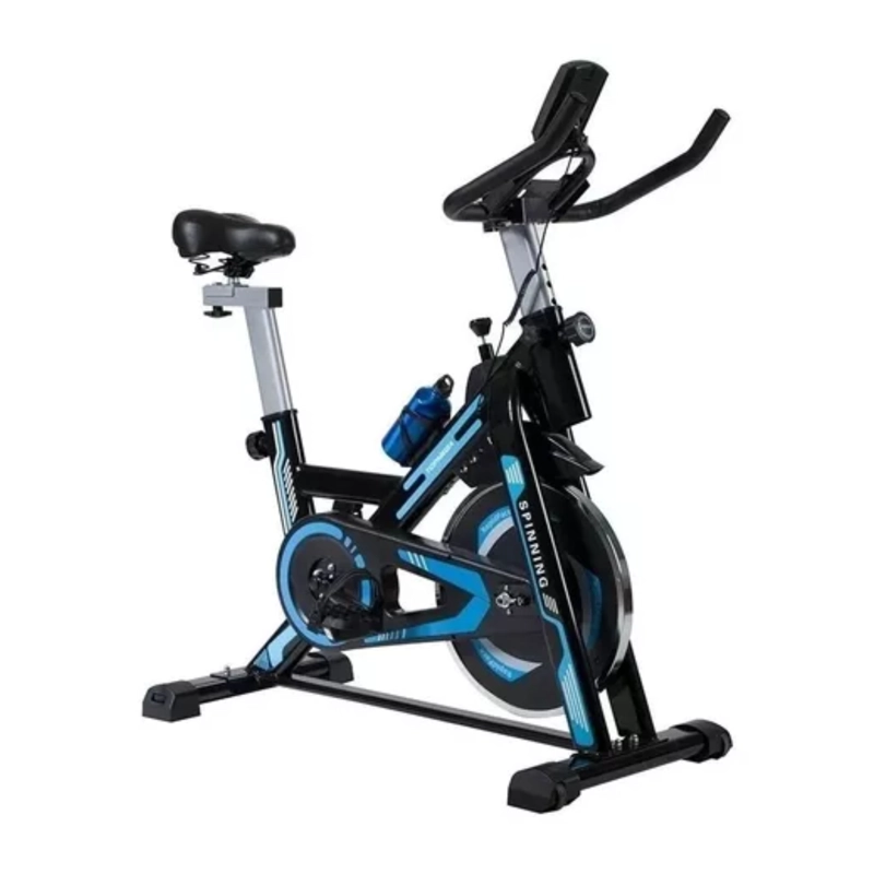 BICICLETA ESTÁTICA IMPORTCLICK DEP.106 SPINNING PROFESIONAL AZUL - 1