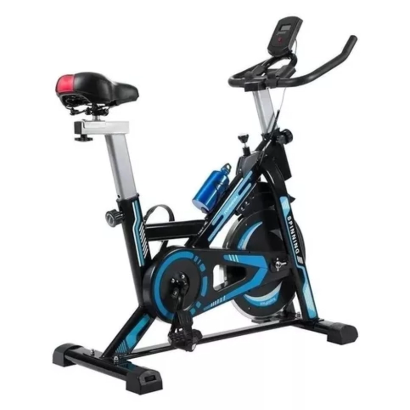 BICICLETA ESTÁTICA IMPORTCLICK DEP.106 SPINNING PROFESIONAL AZUL - 2