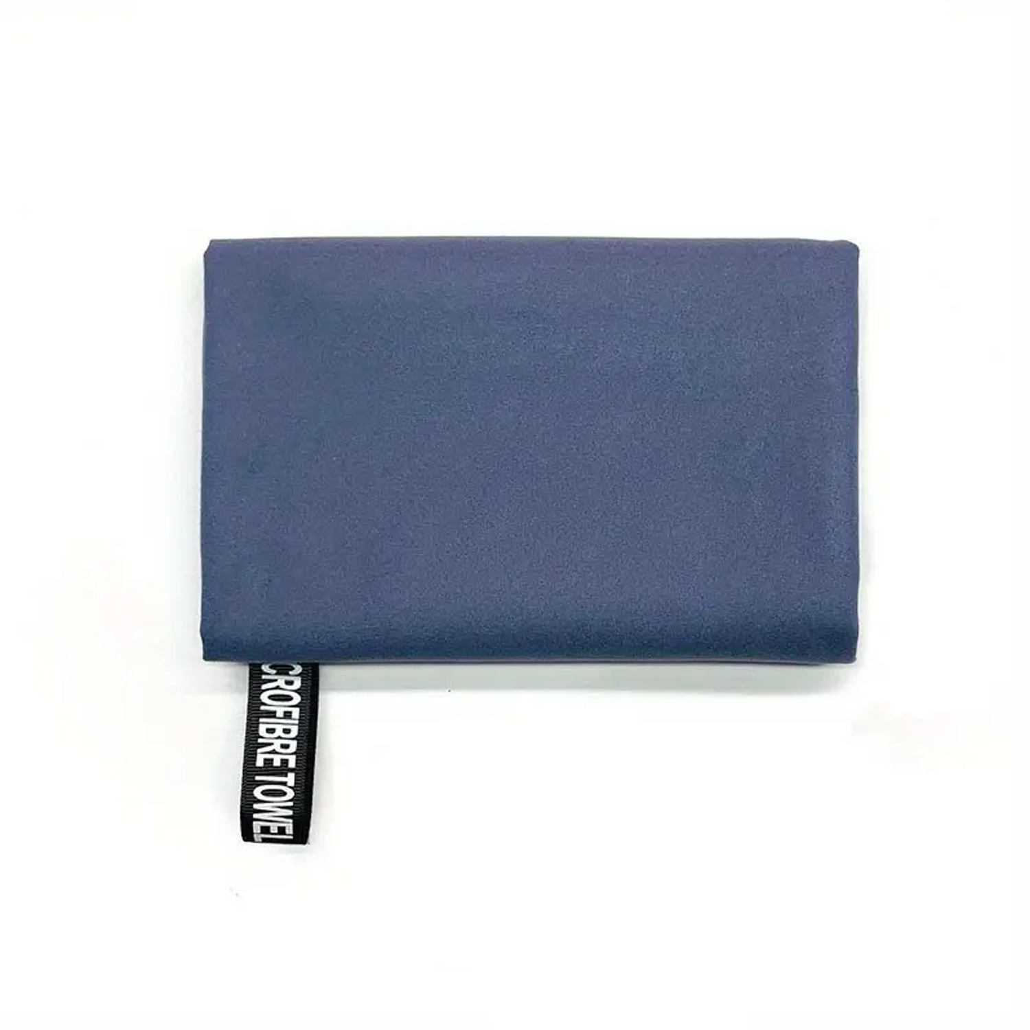 SET 3 TOALLAS BAÑO VIAJE MICROFIBRA SECADO RÁPIDO AZUL MARINO - 2