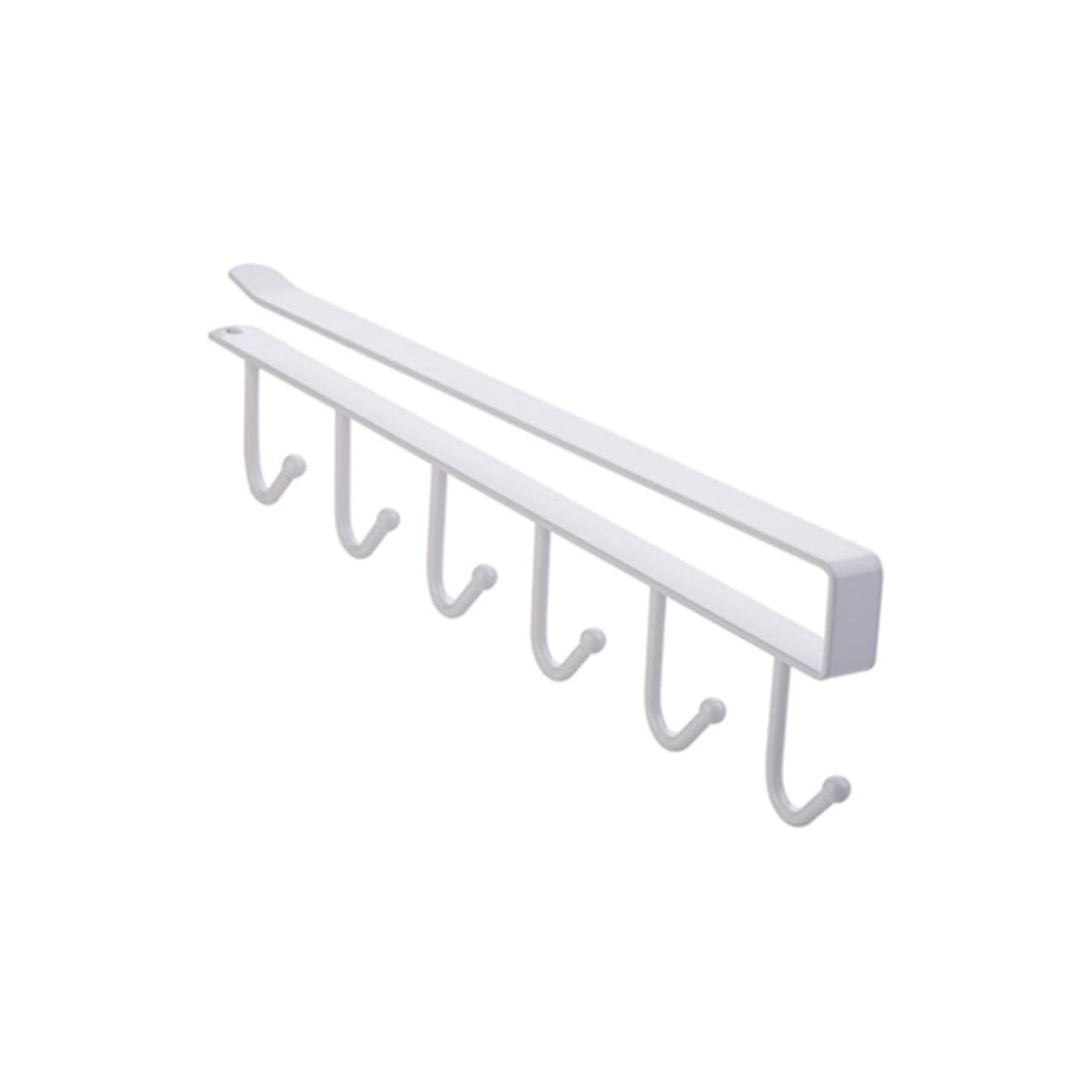 COLGADOR IMPORTCLICK HOG.615 ORGANIZADOR SOPORTE TAZAS UTENSILIOS COCINA METAL BLANCO - 2