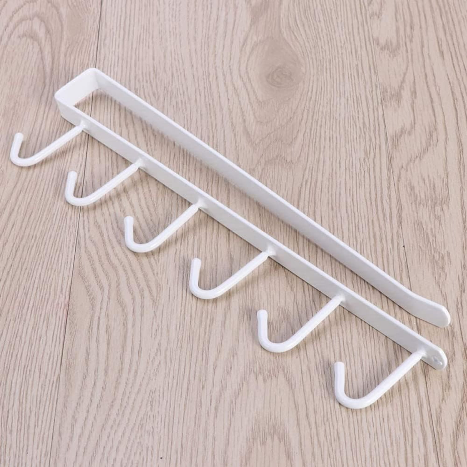 COLGADOR IMPORTCLICK HOG.615 ORGANIZADOR SOPORTE TAZAS UTENSILIOS COCINA METAL BLANCO - 3