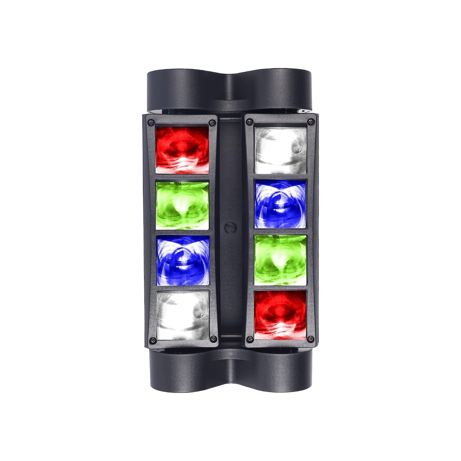 MAQUINA 8 LUCES LED IMPORTCLICK TEC.302 RGBW DJ CABEZA MÓVIL ACTIVAS POR SONIDO - 1