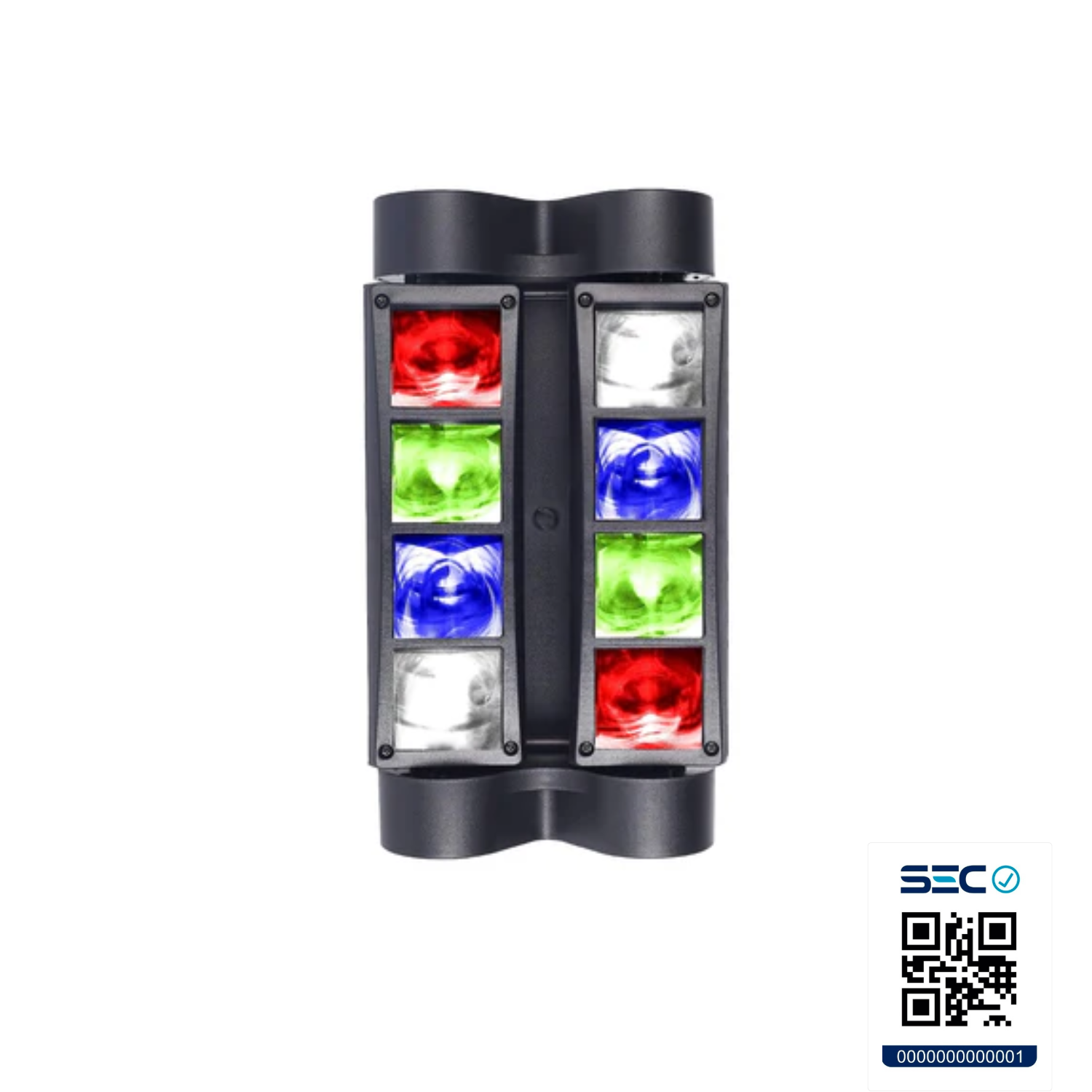 MAQUINA 8 LUCES LED IMPORTCLICK TEC.302 RGBW DJ CABEZA MÓVIL ACTIVAS POR SONIDO - 4