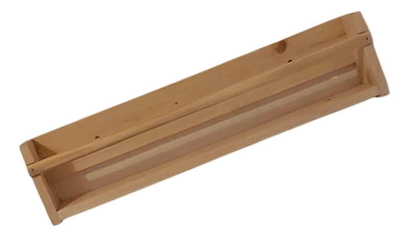 REPISA ORGANIZADOR PARED MADERA PINO 60X15X14 CM - 3