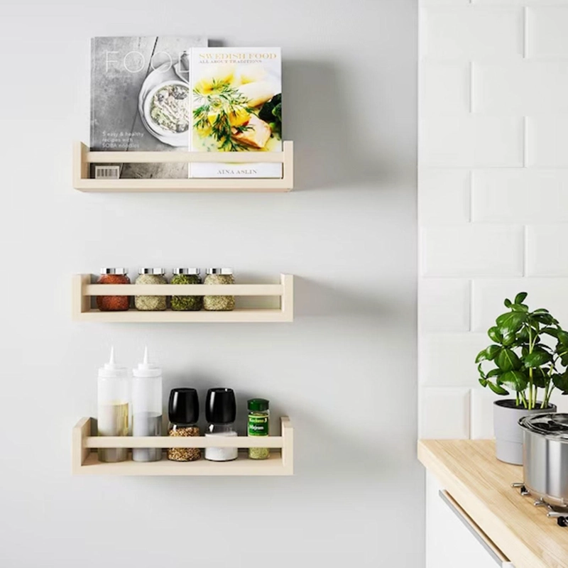 REPISA ORGANIZADOR PARED MADERA PINO 60X15X14 CM - 5