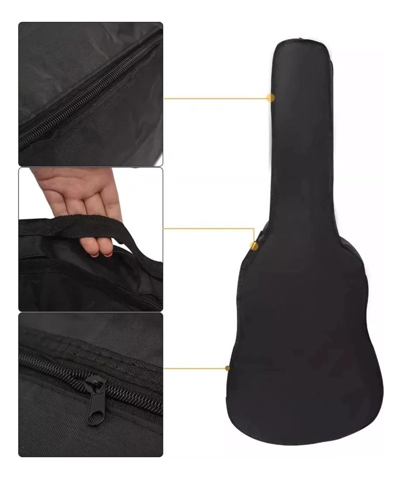 FUNDA IMPORTCLICK GUITARRA ACÚSTICA 40 PULGADAS RESISTENTE AGUA - 2