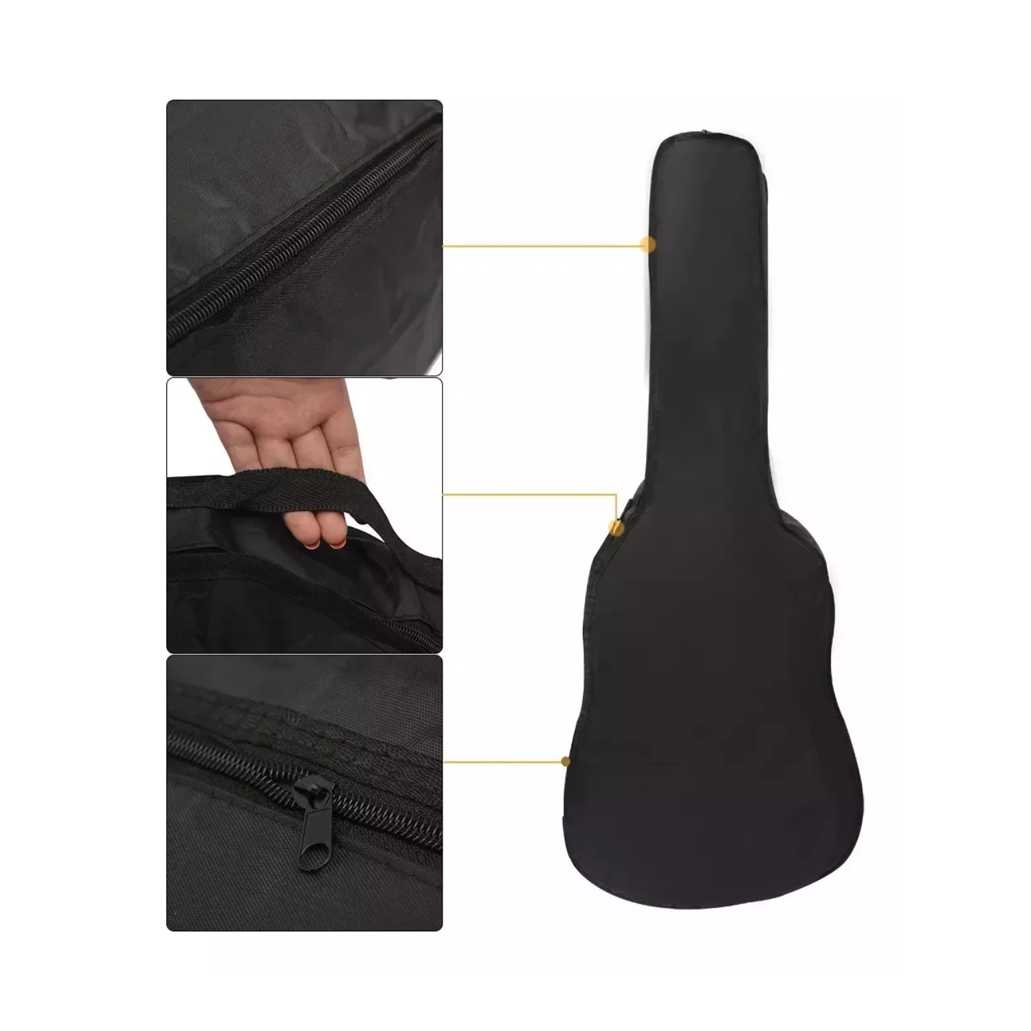 FUNDA IMPORTCLICK GUITARRA ACÚSTICA 40 PULGADAS RESISTENTE AGUA - 2