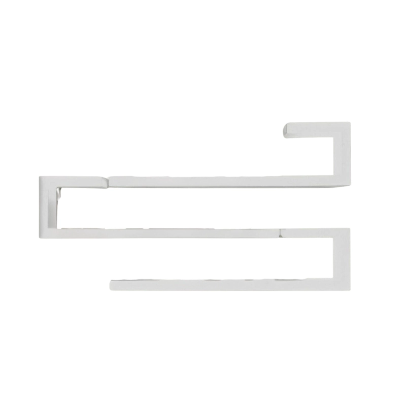 JUEGO REPISAS FLOTANTES MADERA GEO BLANCO 95X45X15 CM - 1