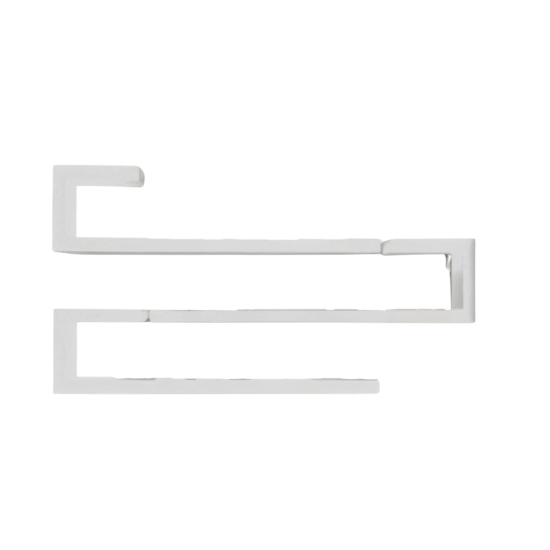 JUEGO REPISAS FLOTANTES MADERA GEO BLANCO 95X45X15 CM - 3