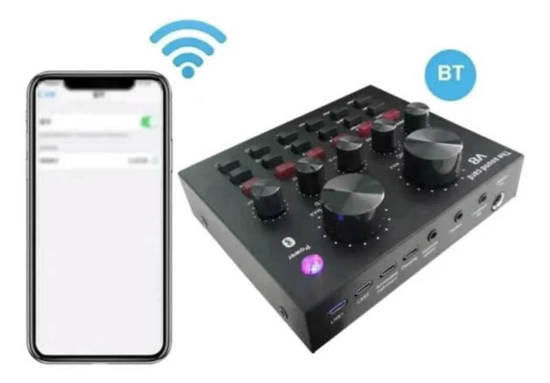 TARJETA IMPORTCLICK SONIDO USB MEZCLADOR INTERFAZ AUDIO STREAM BLUETOOTH TEC.181 - 3