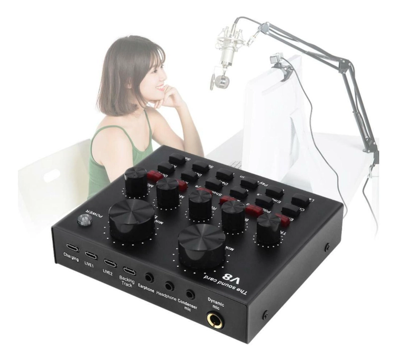 TARJETA IMPORTCLICK SONIDO USB MEZCLADOR INTERFAZ AUDIO STREAM BLUETOOTH TEC.181 - 5
